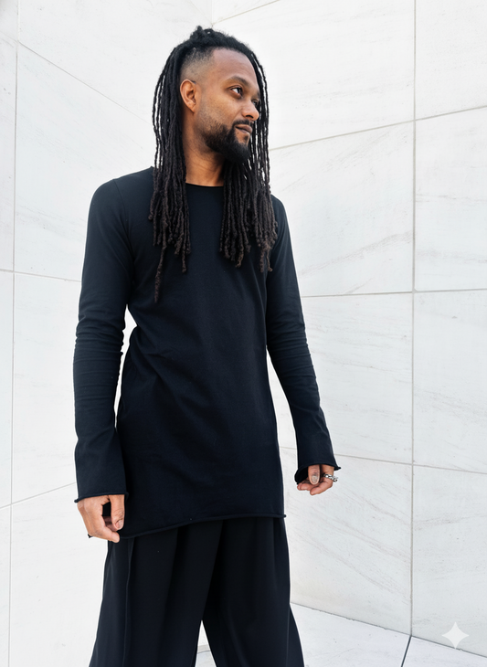 ASYMMETRIC LONG SLEEVE T-SHIRT