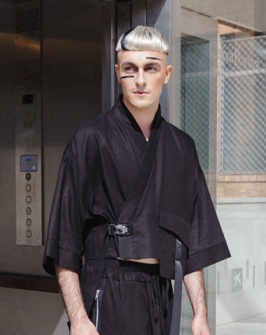 VOID Kimono corto unisex de lino ¡SOLO 2 EN STOCK!