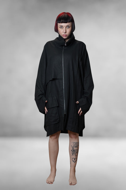 WAVES Unisex pleated linen jacket - ONLY A FEW LEFT!