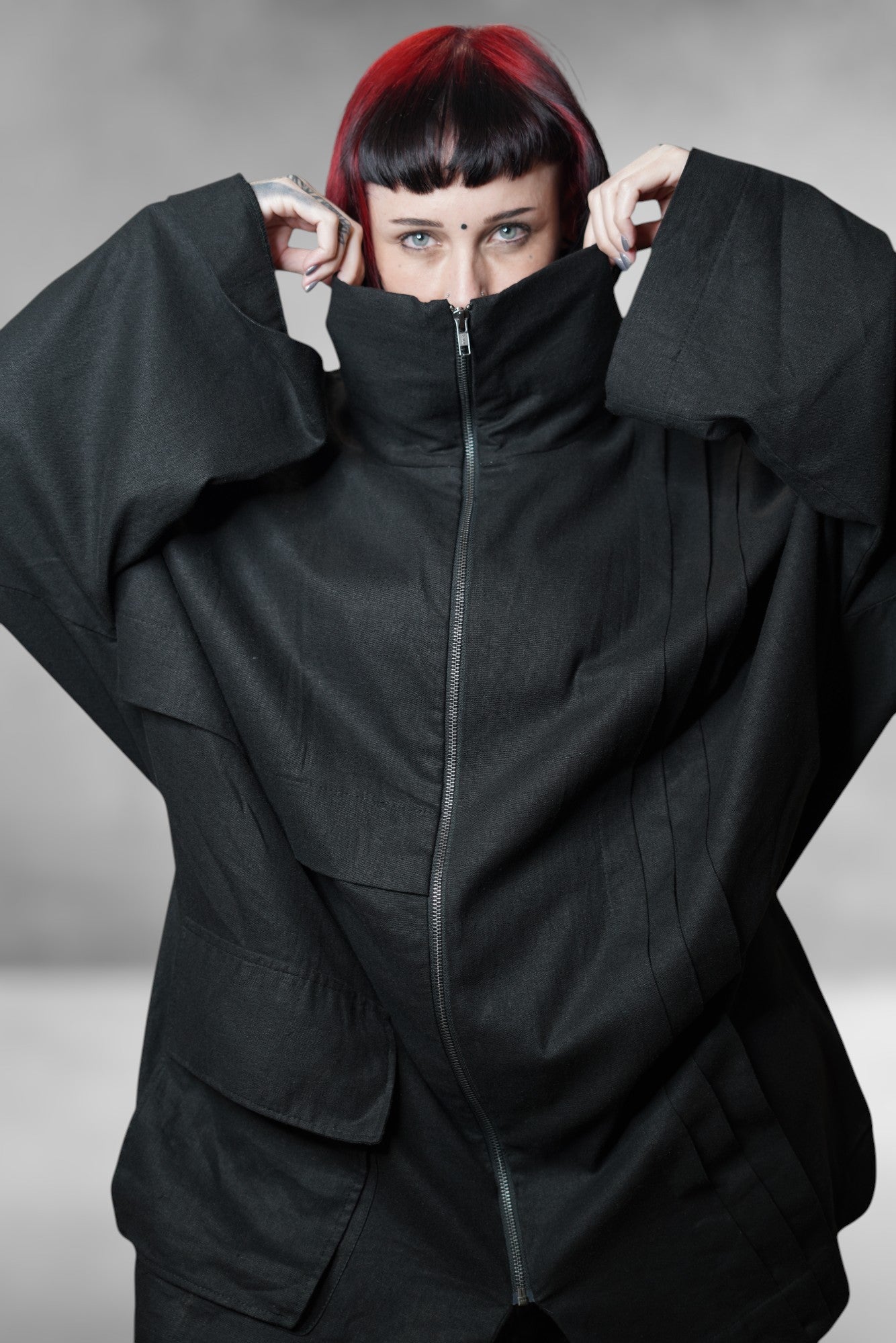 WAVES Chaqueta con pliegues unisex de lino ¡ULTIMAS UNIDADES!