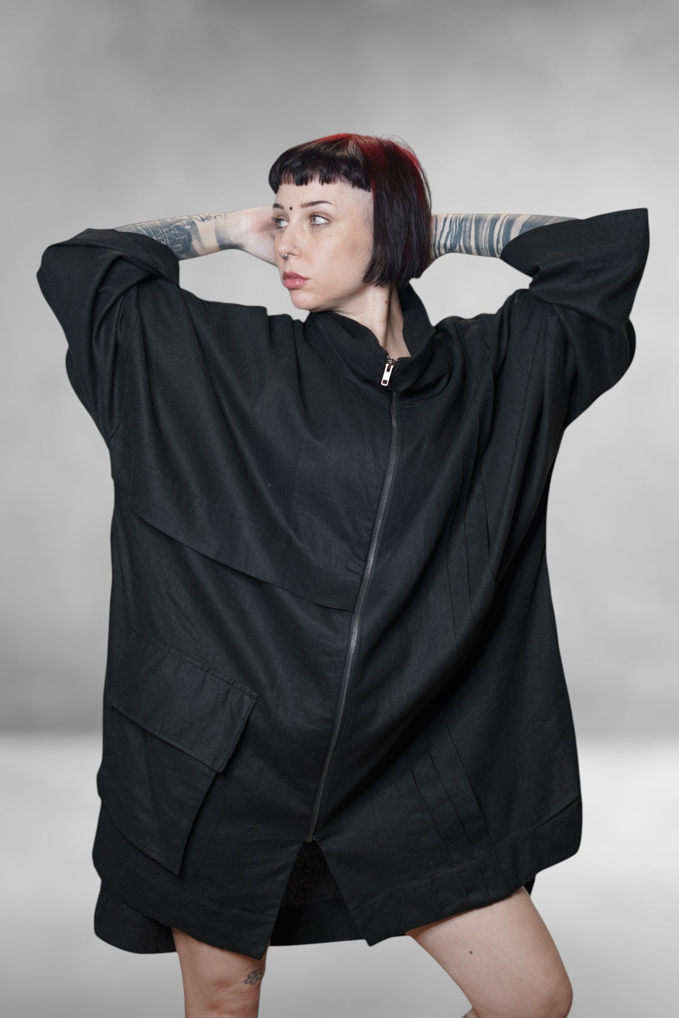 WAVES Chaqueta con pliegues unisex de lino ¡ULTIMAS UNIDADES!