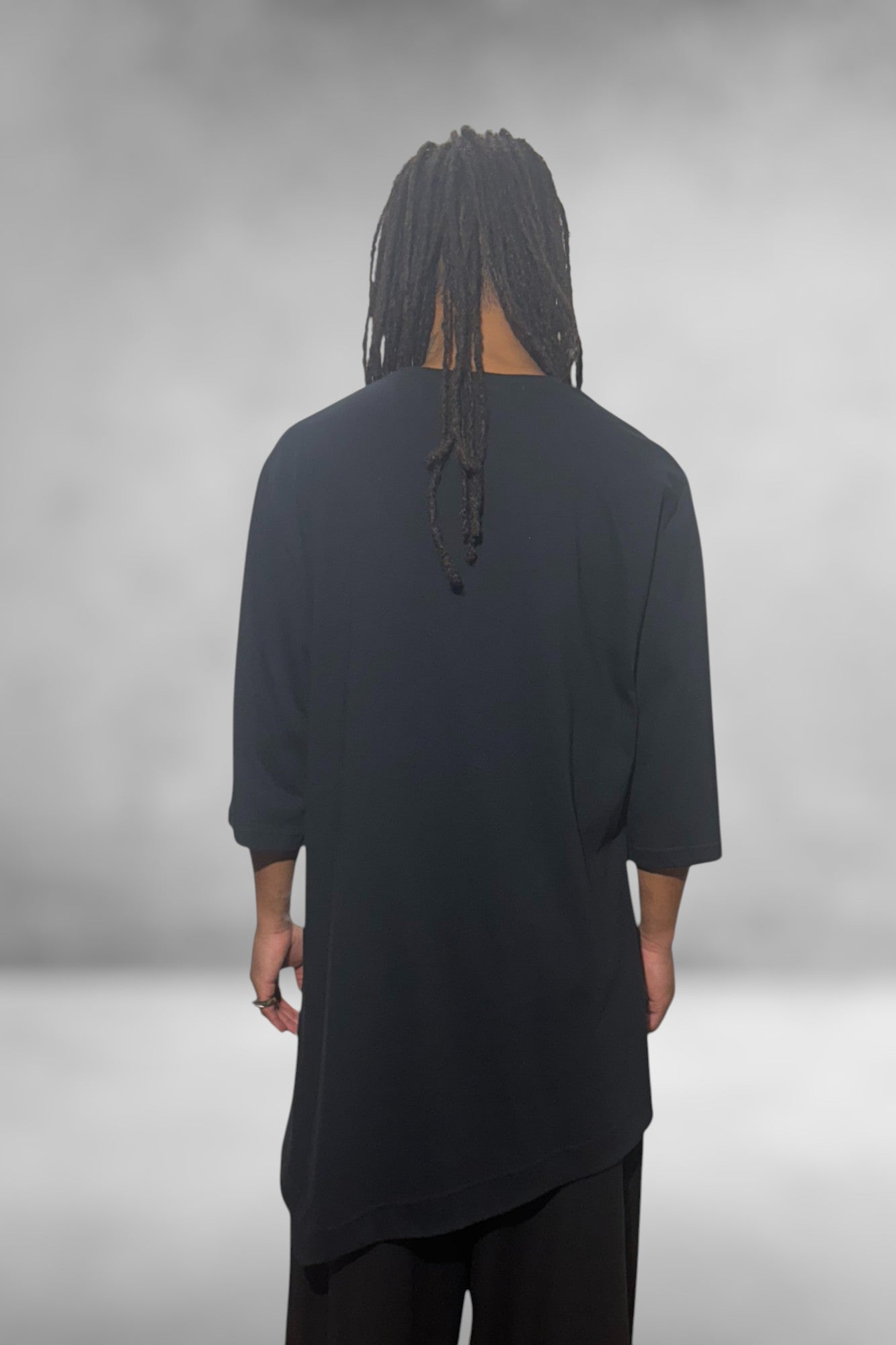 SOLSTICE Camiseta asimétrica de algodón orgánico ¡SOLO 1 EN STOCK!