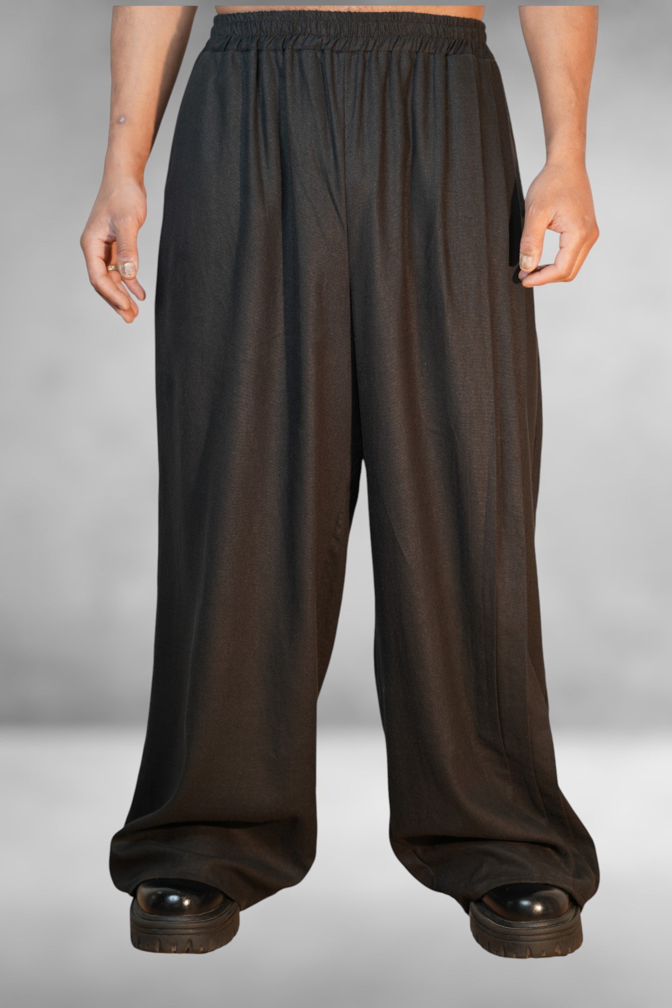 WAVES Pantalón con pliegues unisex de lino ¡SOLO 1 EN STOCK!