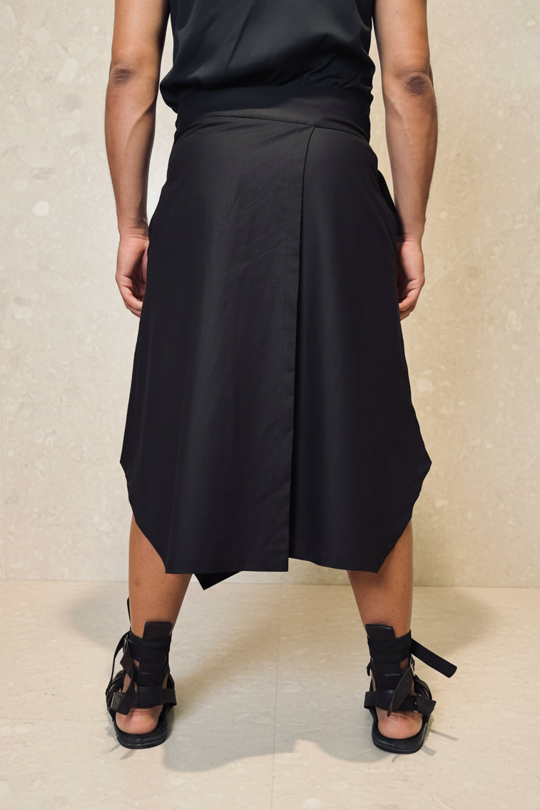 WRAP SKIRT - TAI 体 // LINEN ZIP