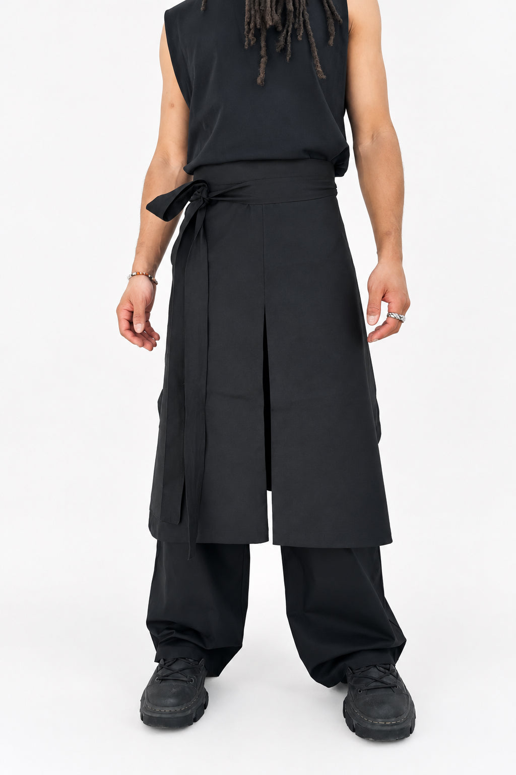 WRAP MIDI SKIRT - TAI 体