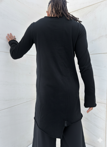 ASYMMETRIC LONG SLEEVE T-SHIRT  