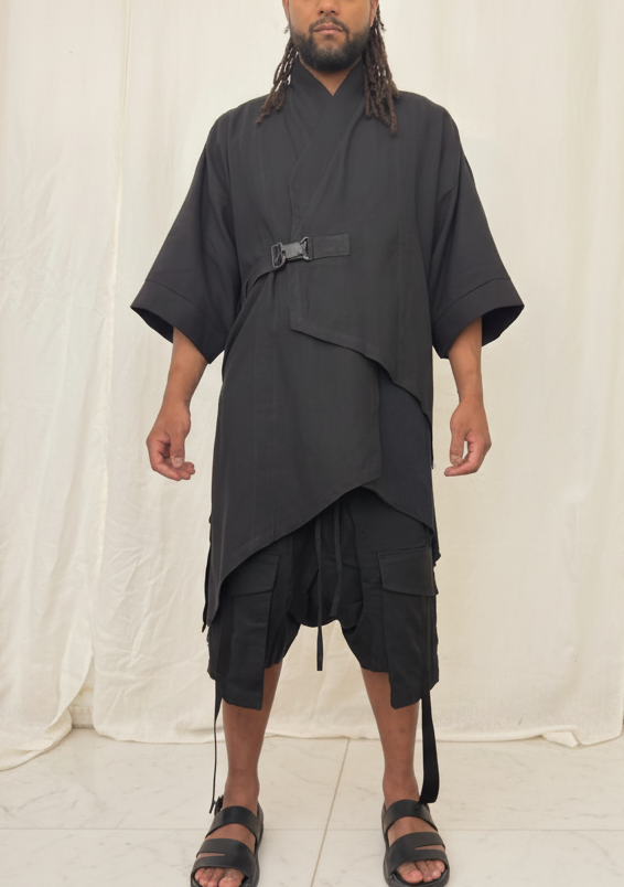 ASYMMETRICAL KIMONO — KASANE 重ね
