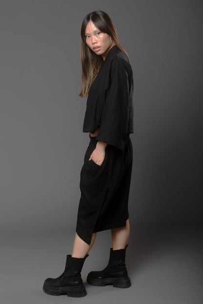 PANTALON FALDA ETERNAL DE LINO