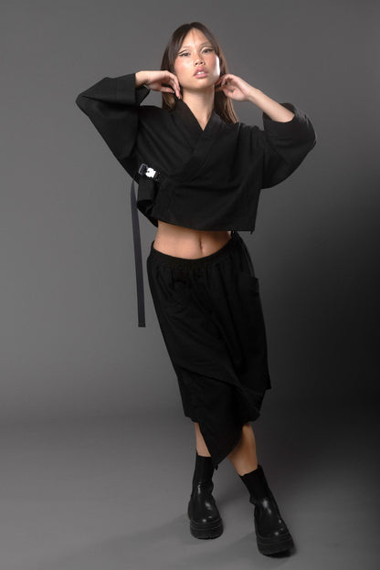 PANTALON FALDA ETERNAL DE LINO