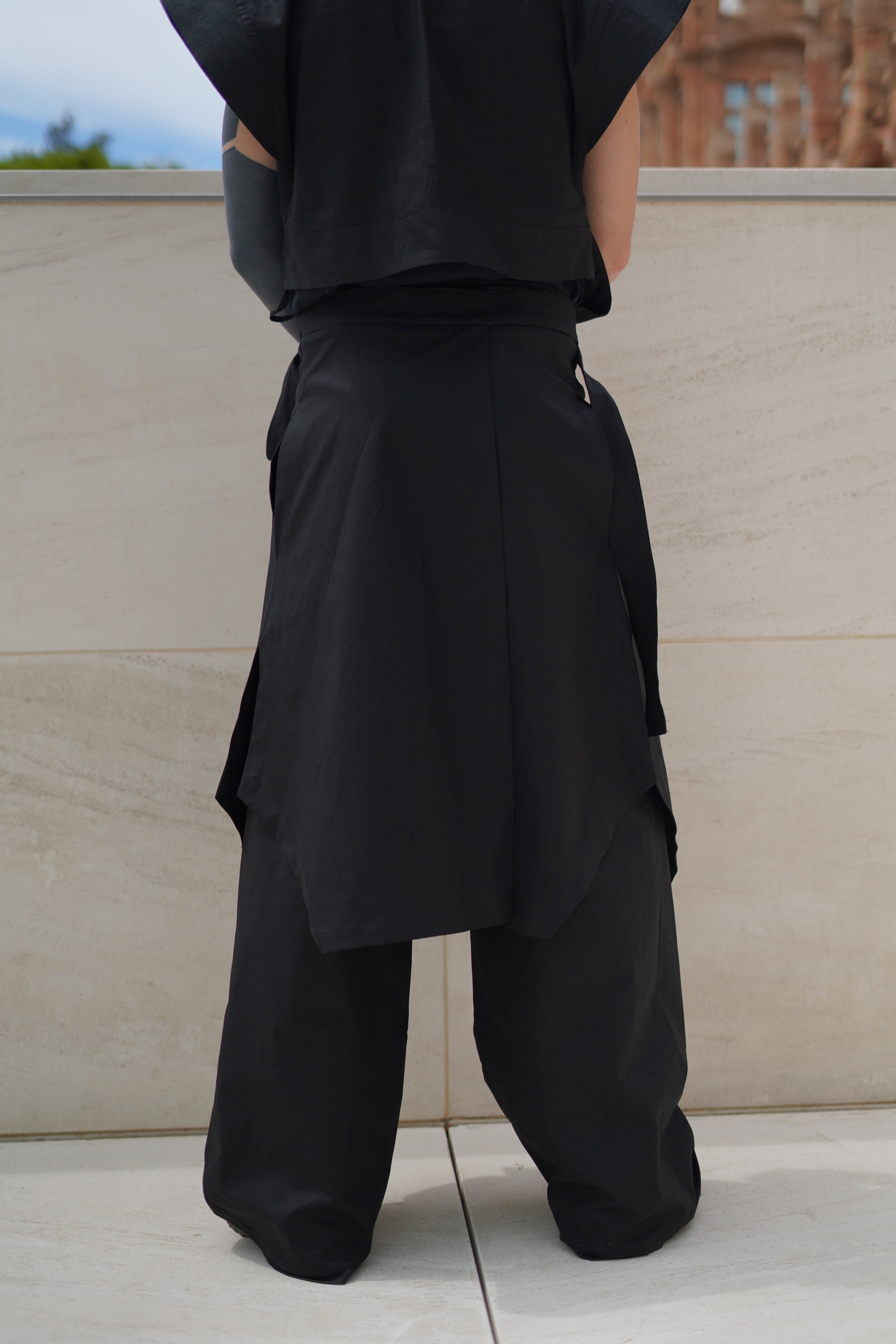 WRAP MIDI SKIRT - TAI 体