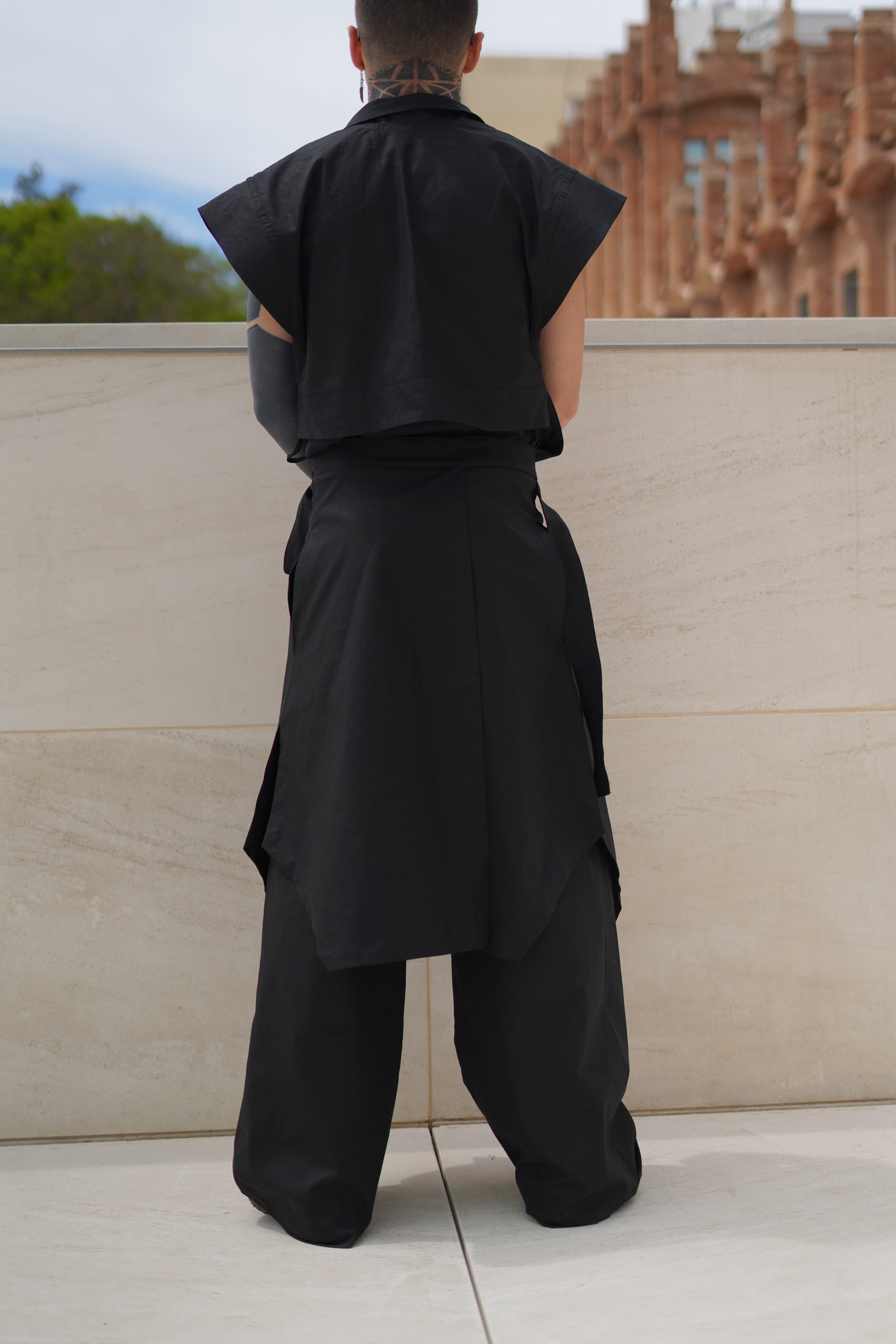 WRAP MIDI SKIRT - TAI 体