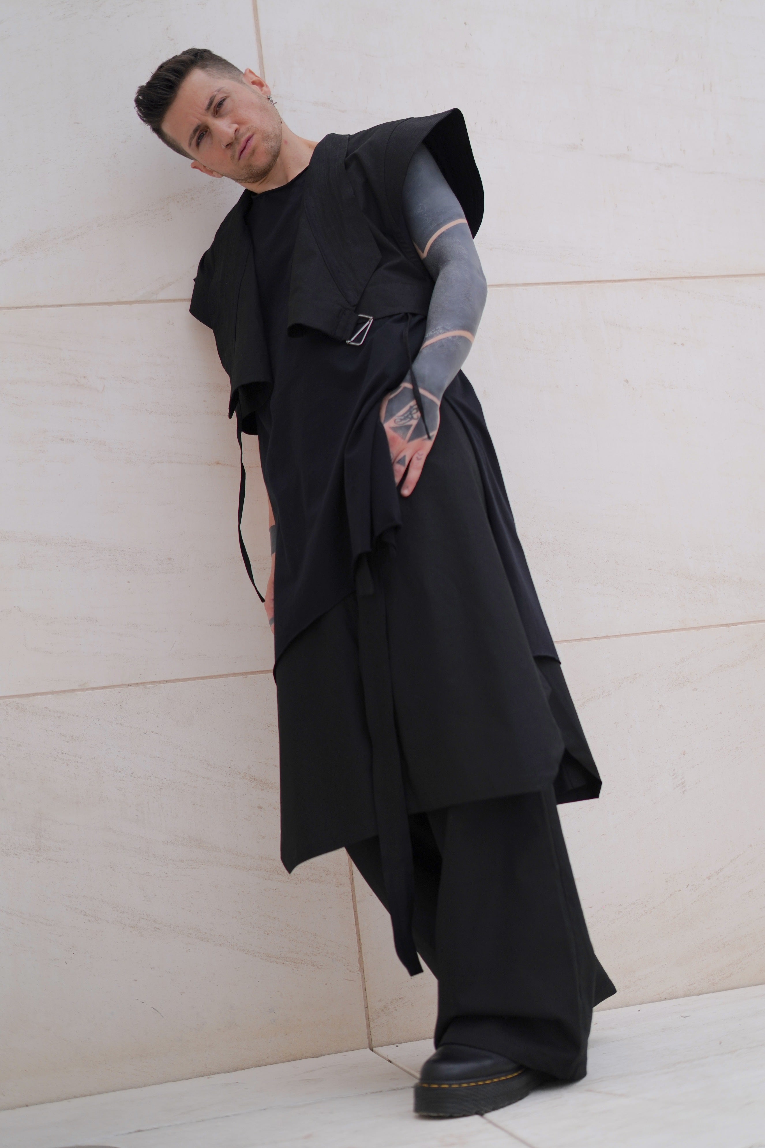 WRAP MIDI SKIRT - TAI 体