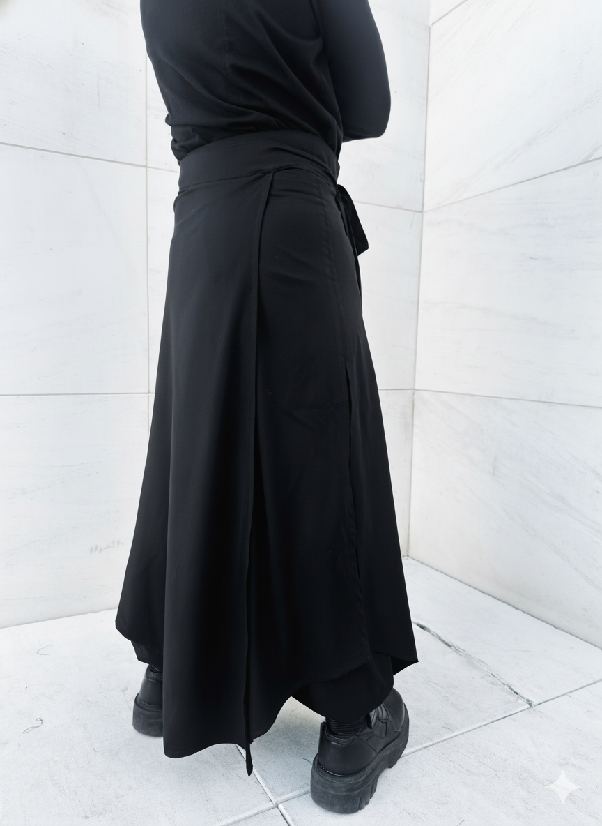 LONG WRAP SKIRT 