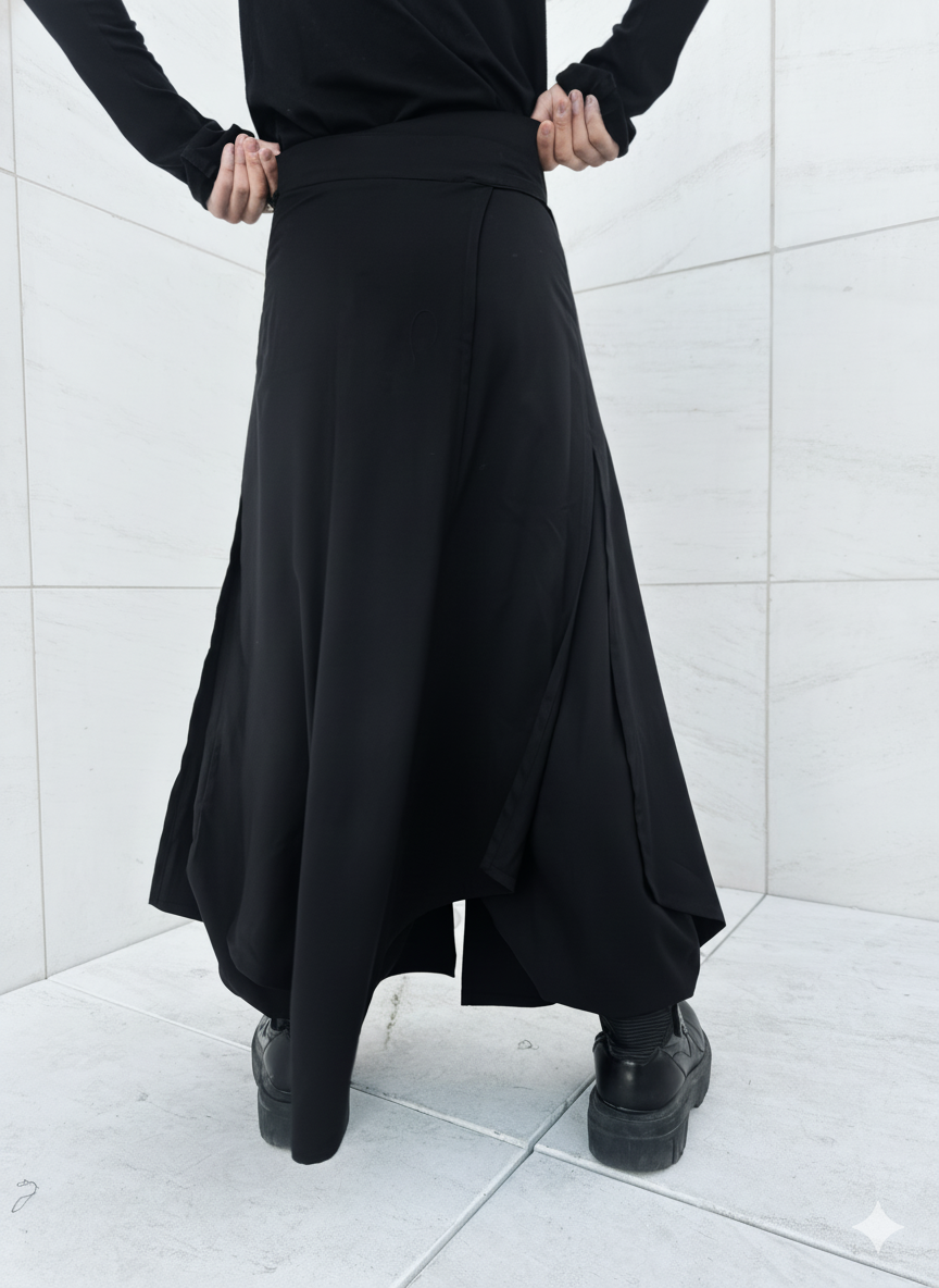 LONG WRAP SKIRT 
