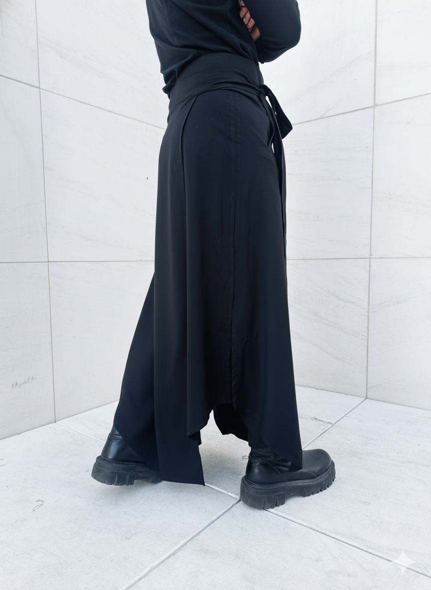 LONG WRAP SKIRT 