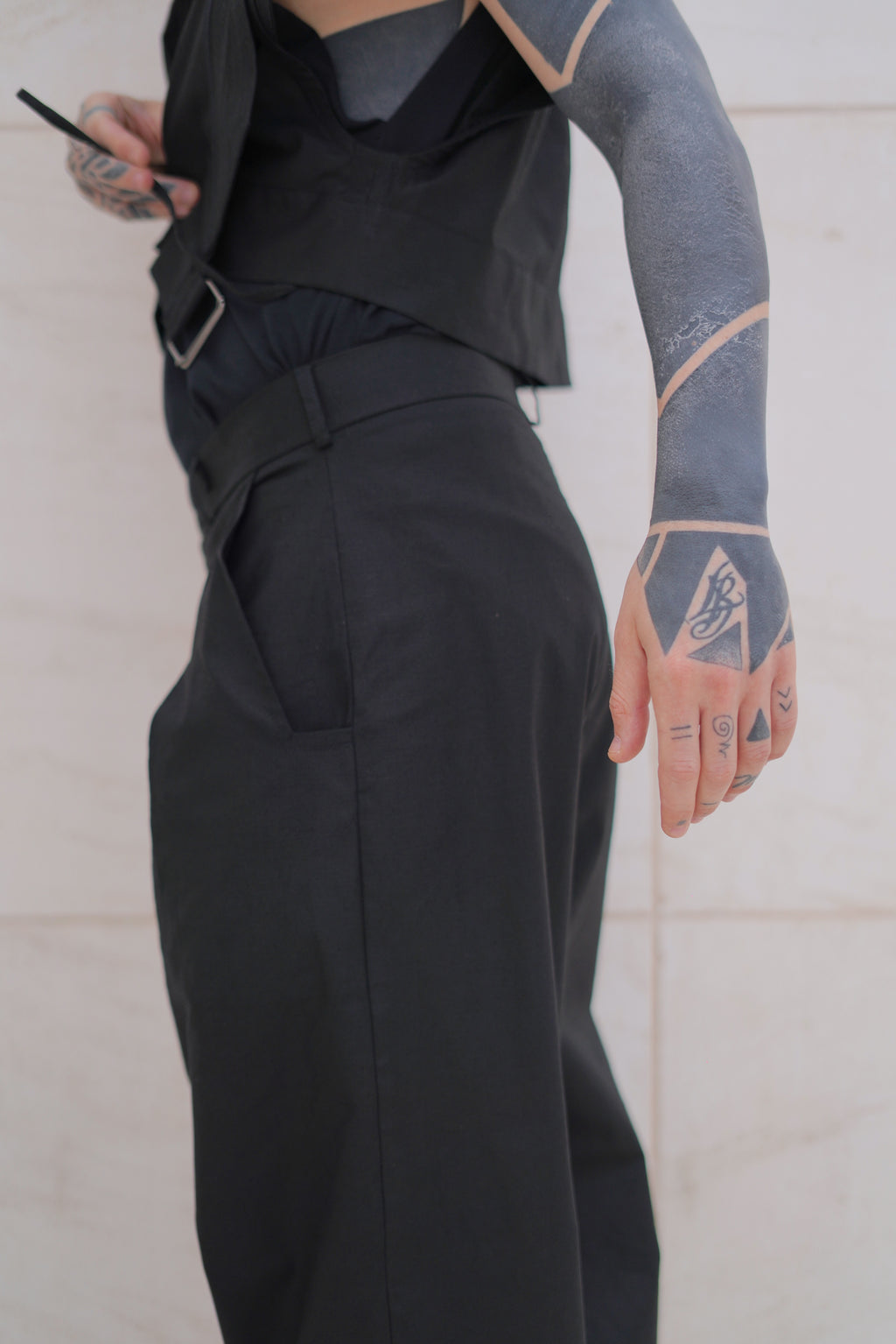 PANTALONI WIDE LEG - HASHIRA 柱