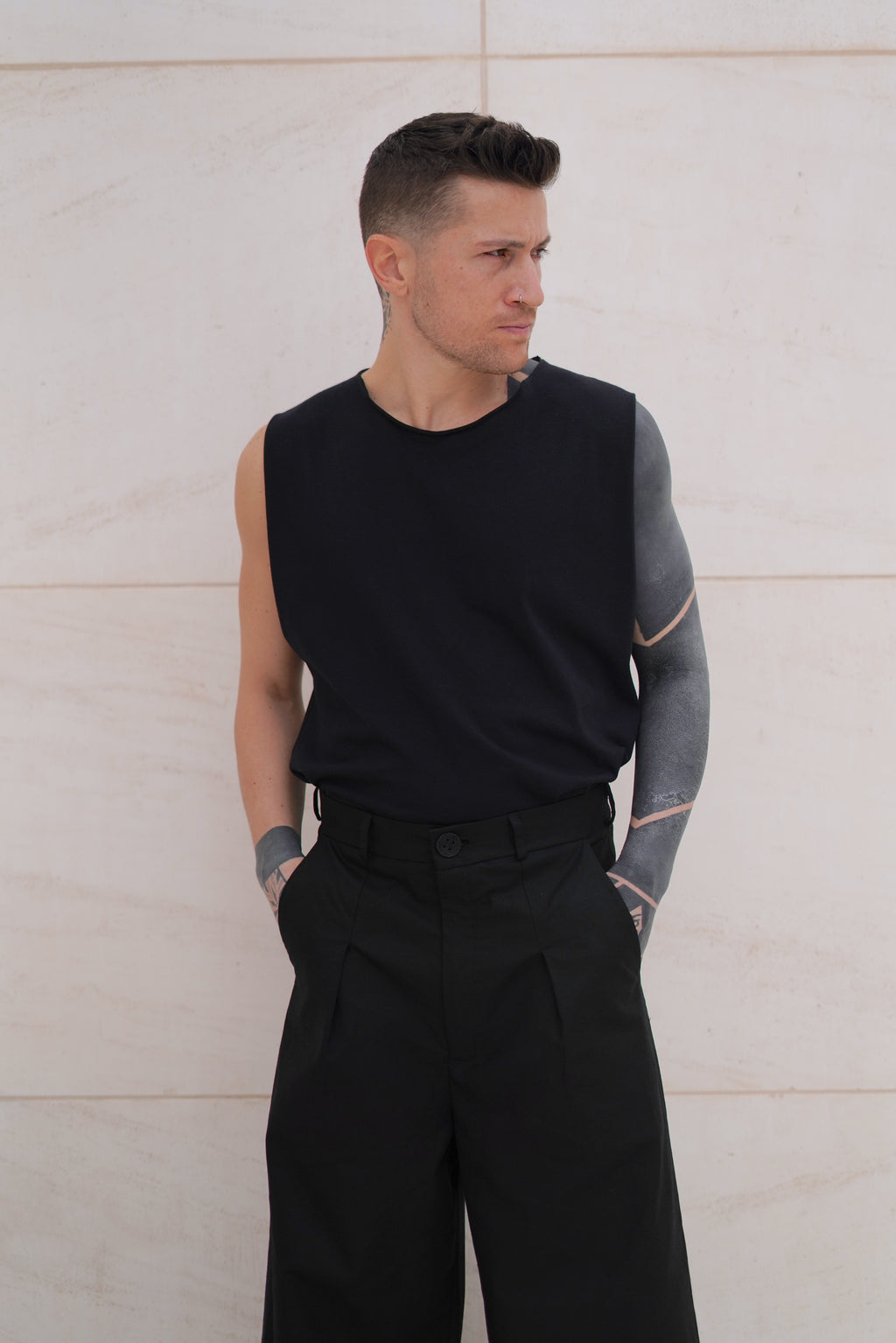 PANTALONI WIDE LEG - HASHIRA 柱