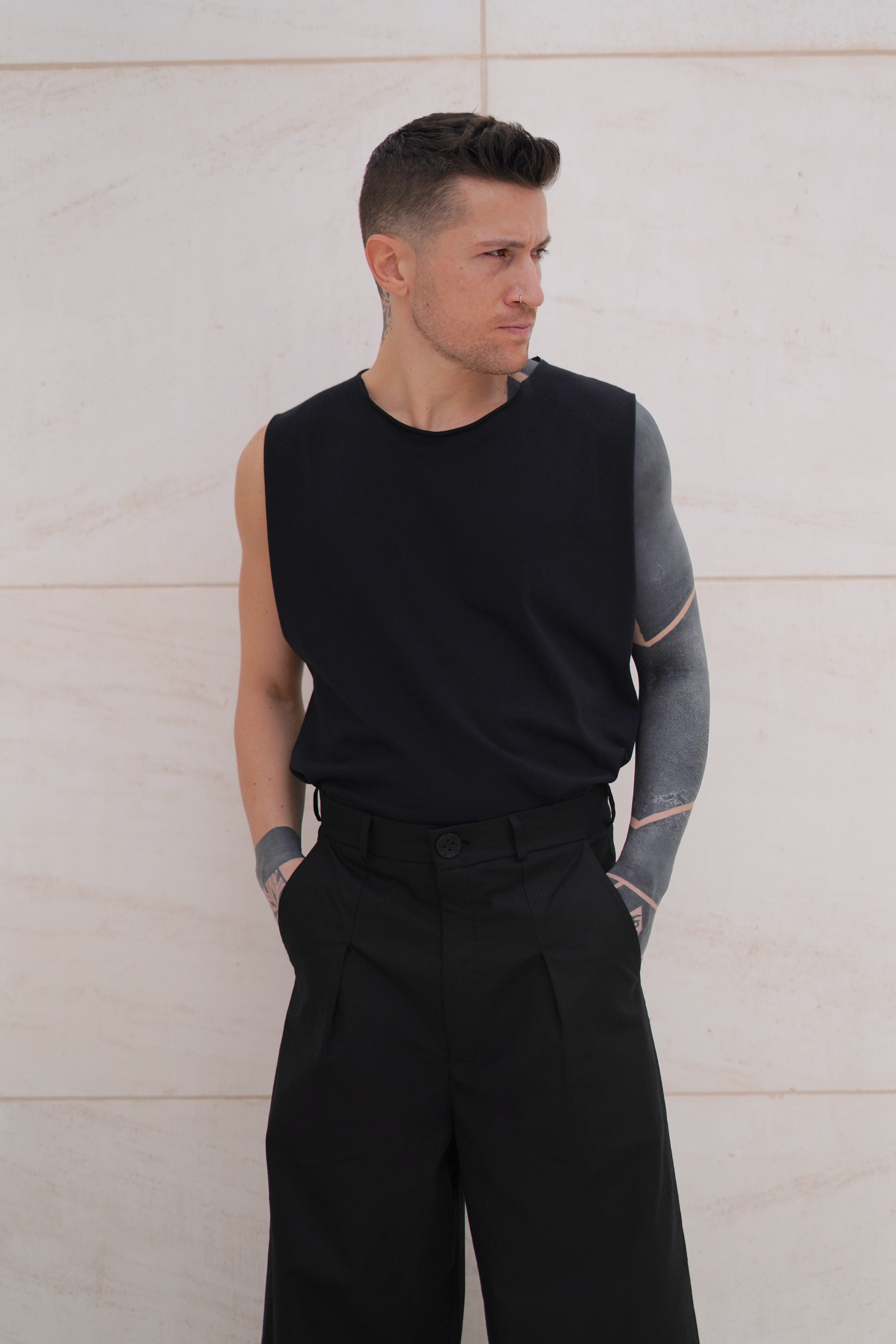 PANTALONI WIDE LEG - HASHIRA 柱