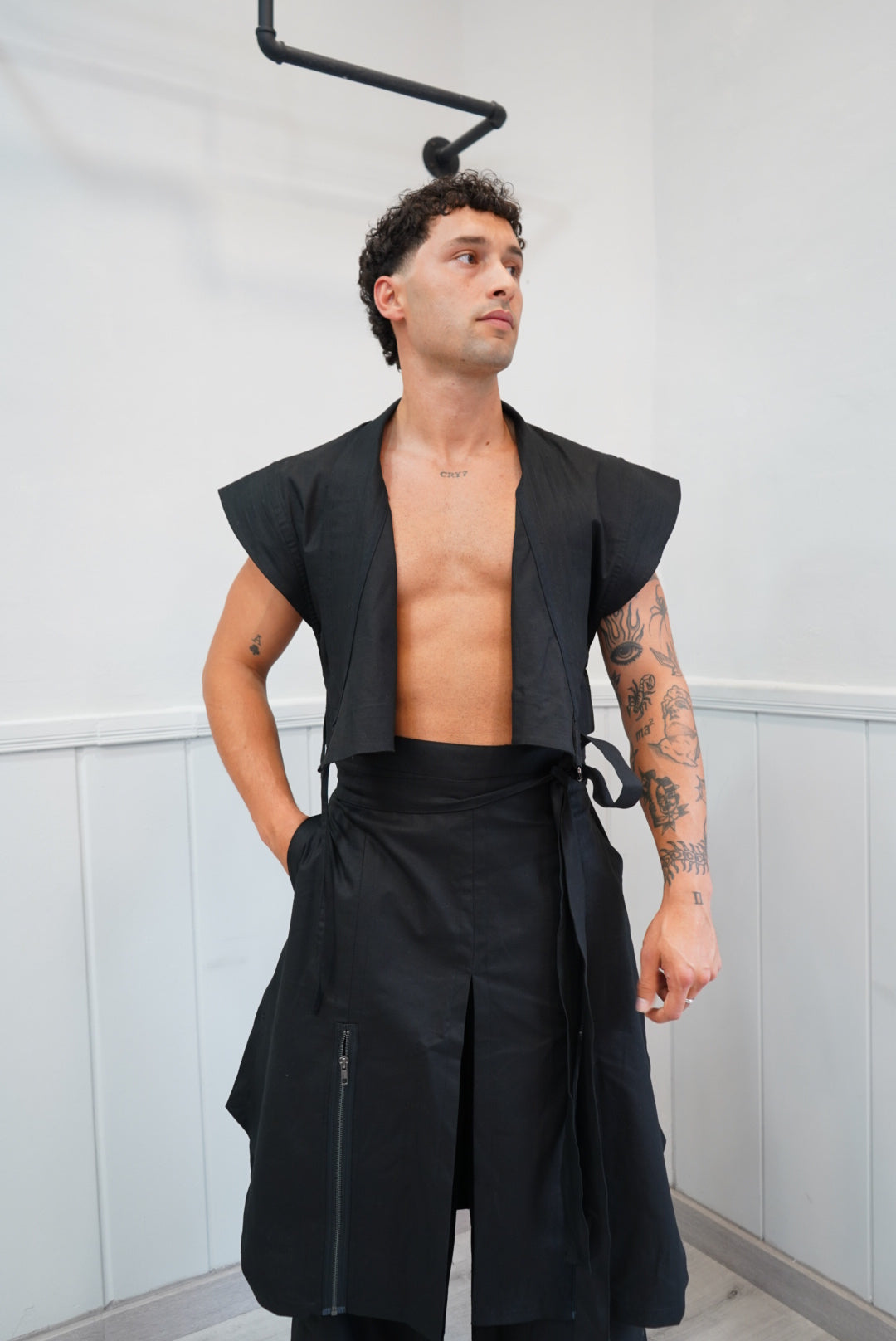 WRAP SKIRT - TAI 体 // LINEN ZIP
