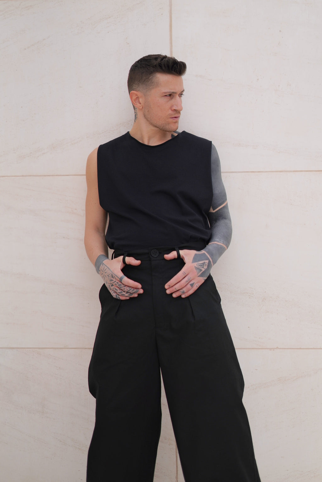 PANTALONI WIDE LEG - HASHIRA 柱