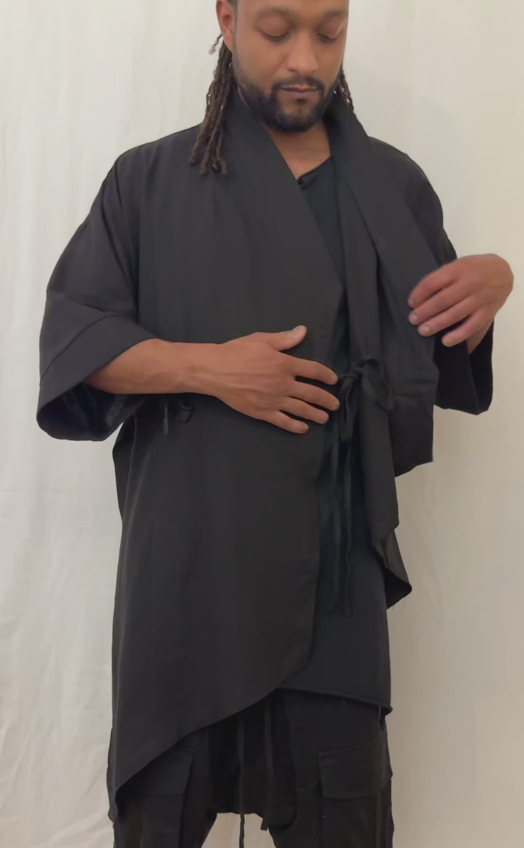 ASYMMETRICAL KIMONO — KASANE 重ね